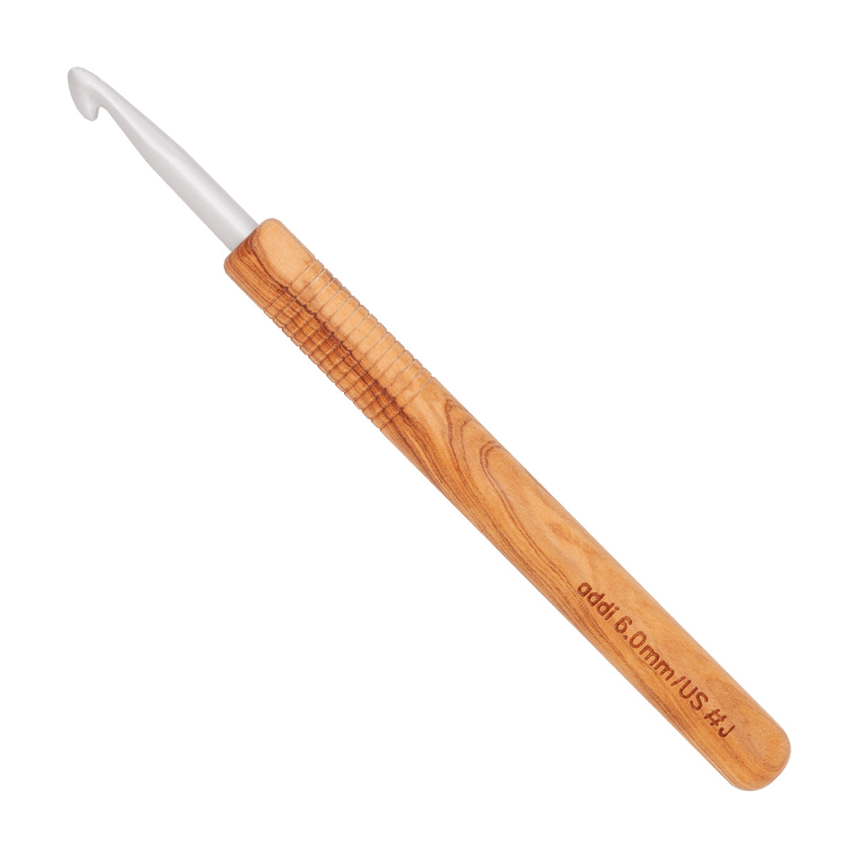 Häkelnadel Olivenholz von addi 15 cm - 5,50 mm
