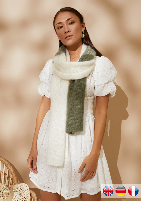 Stola Ombre | Einzelanleitung | Stricken | Quail Studio