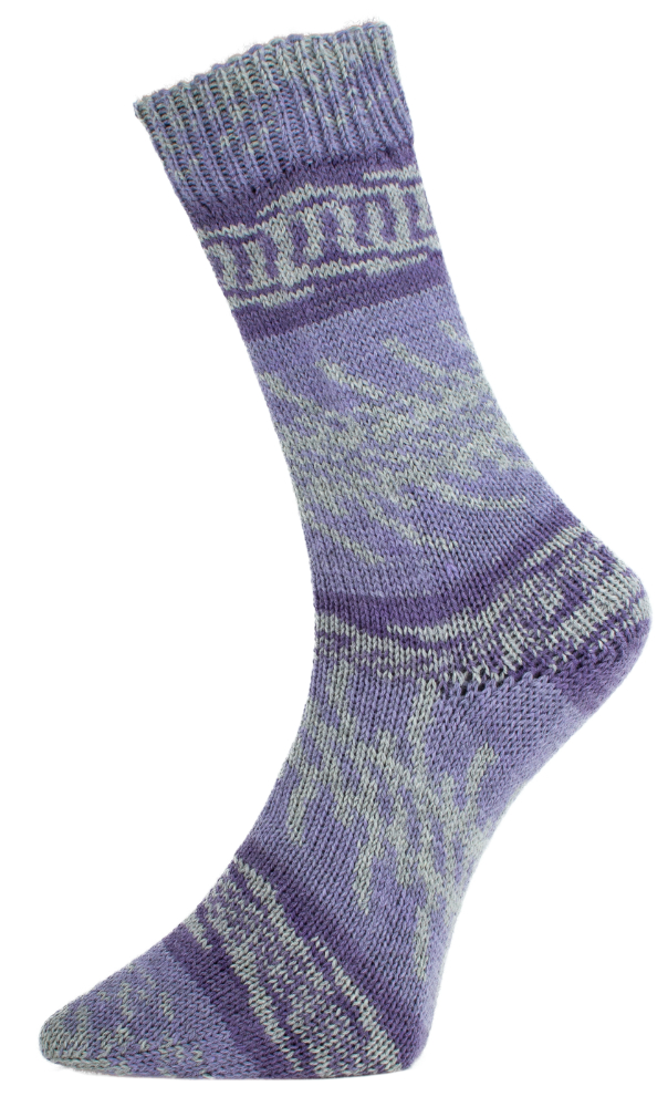 Fjord Socks - 4-fach Sockenwolle von Pro Lana 0192 - violett color