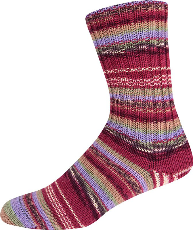 Supersocke Merino Extrafein Sort. 366 Color 4-fach von ONline 3032