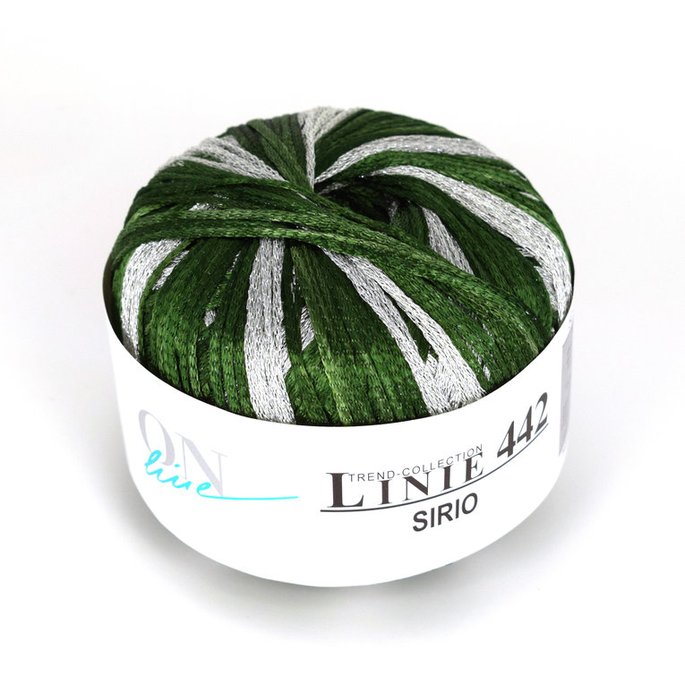 Sirio Linie 442 *Aktion* (10 Knäuel Mindestabnahme) von ONline 0106 - grün / silber