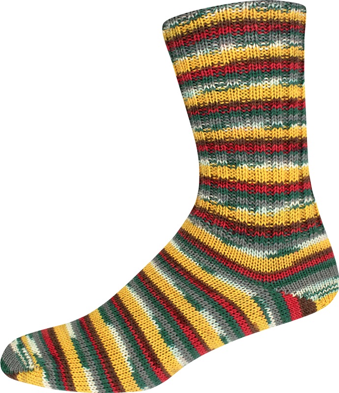 Supersocke Christmas Color 4-fach von ONline