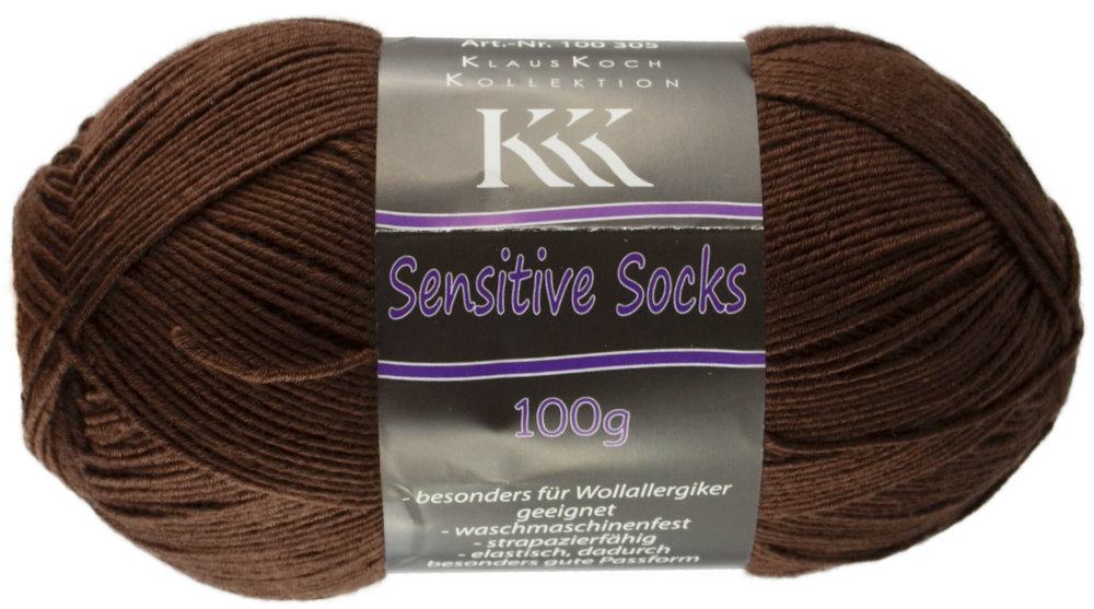 Sensitive Socks Uni von KKK 0034 - braun