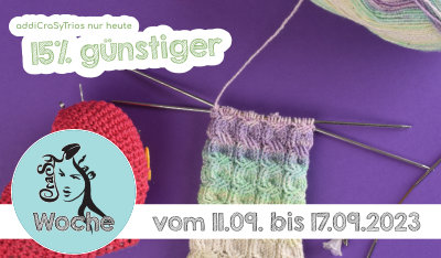 Die CraSy Woche bei JaWolle - jeden Tag eine neue Aktion