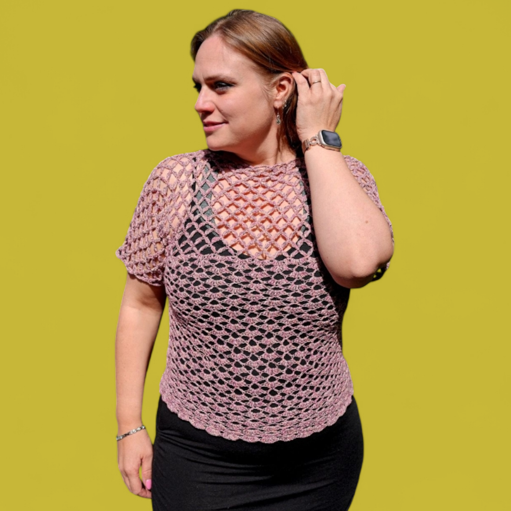 Häkelshirt Blumenmädchen | Einzelanleitung | Wolle Talara Linie 526  | Häkeln | Sylvie Rasch