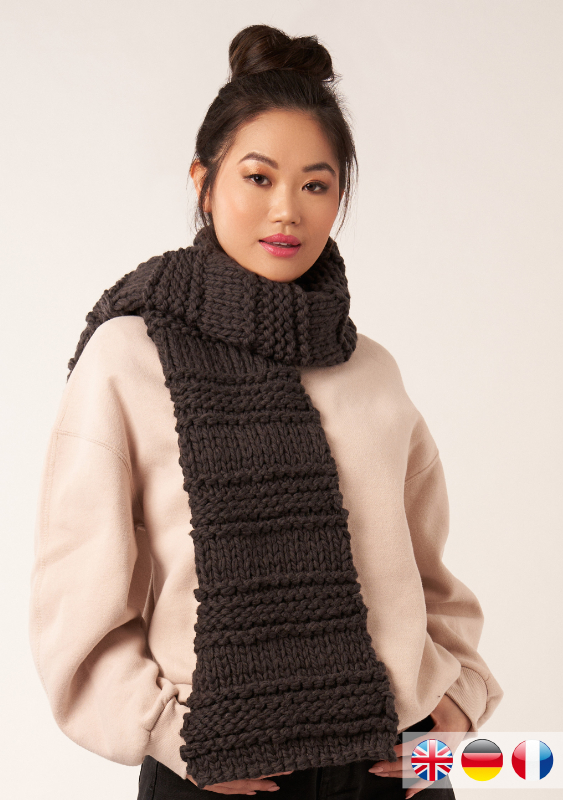 Stormy Scarf | Einzelanleitung | Stricken | Quail Studio