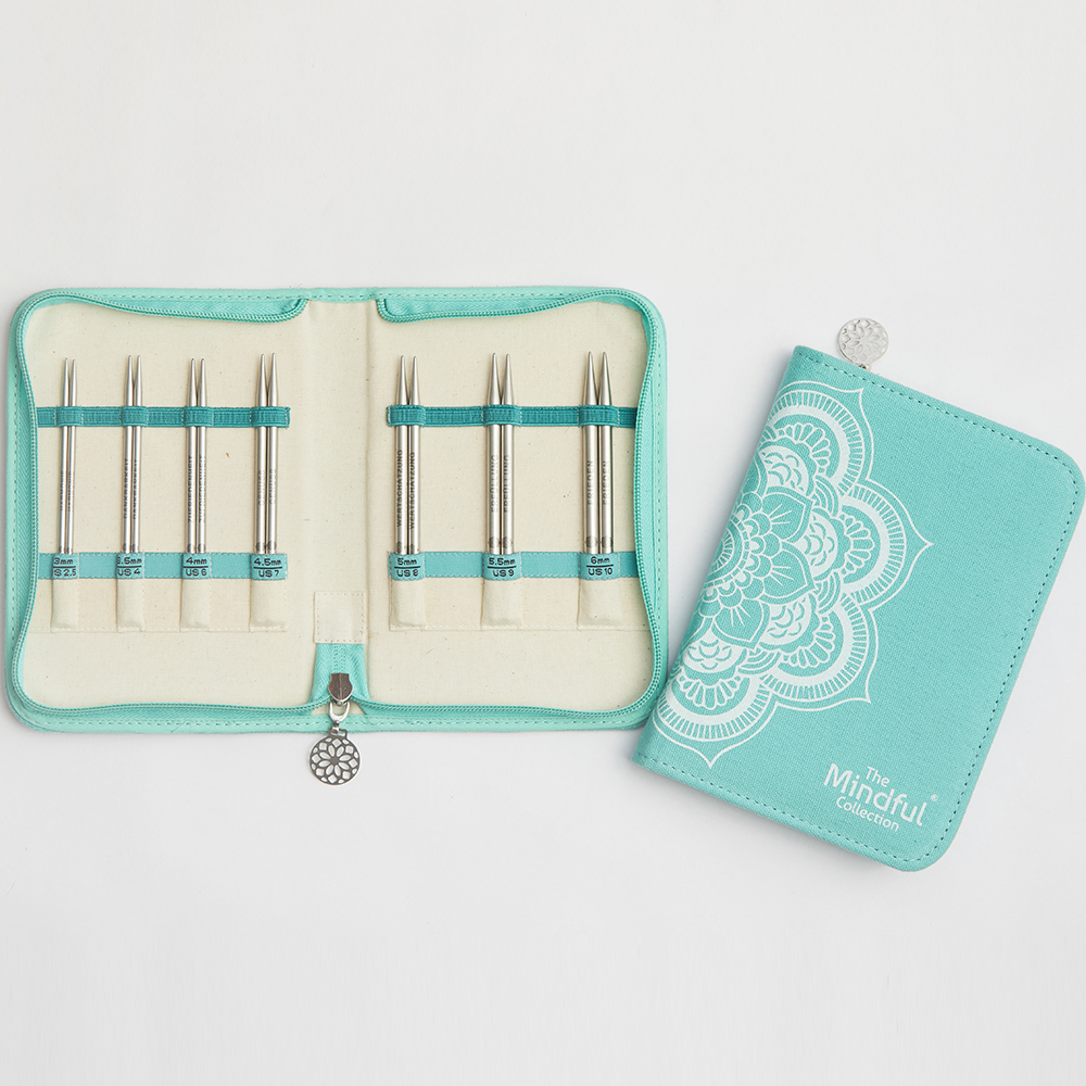 Nadelspitzen Edelstahl Glauben-Set Mindful Collection von knitpro