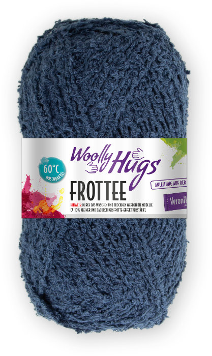 Frottee *Aktion* (10 Knäuel Mindestabnahme) von Woolly Hugs 0058 - jeans