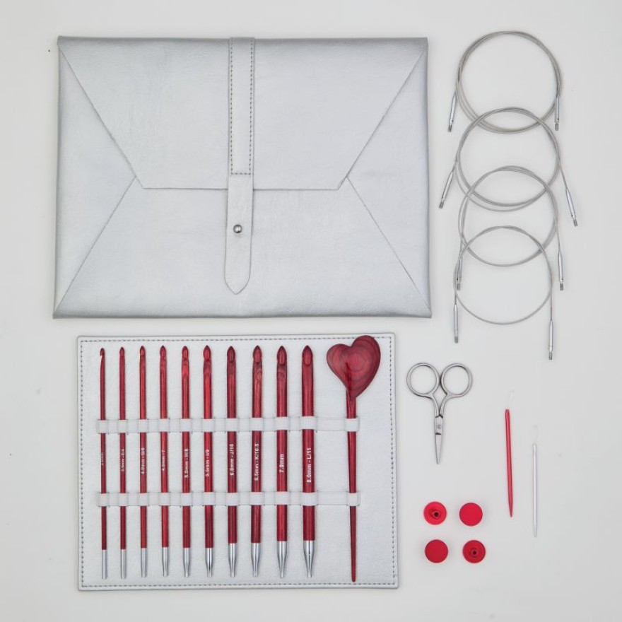 Tunesische Häkelnaden Weihnachts-Set Amore von knit pro Tunesische Häkelnaden Weihnachts-Set Amore von knit pro
