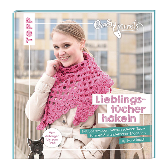 Farbenfroh - aus CraSy Lieblingstücher häkeln | Einzelanleitung | Wolle Cotton Baby Linie 345 ONline Linie 0025 - gelb | Häkeln | Sylvie Rasch, Frech Verlag