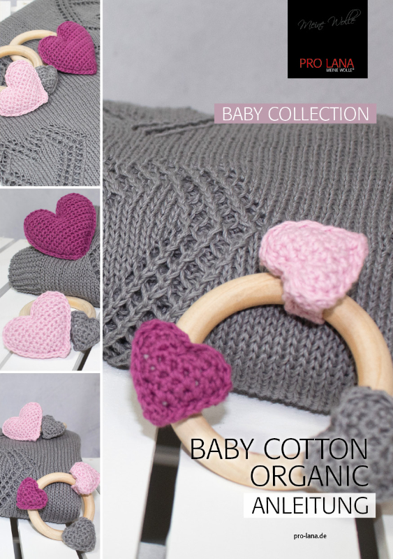 Babydecke | Wollpaket mit Baby Cotton Organic | Stricken