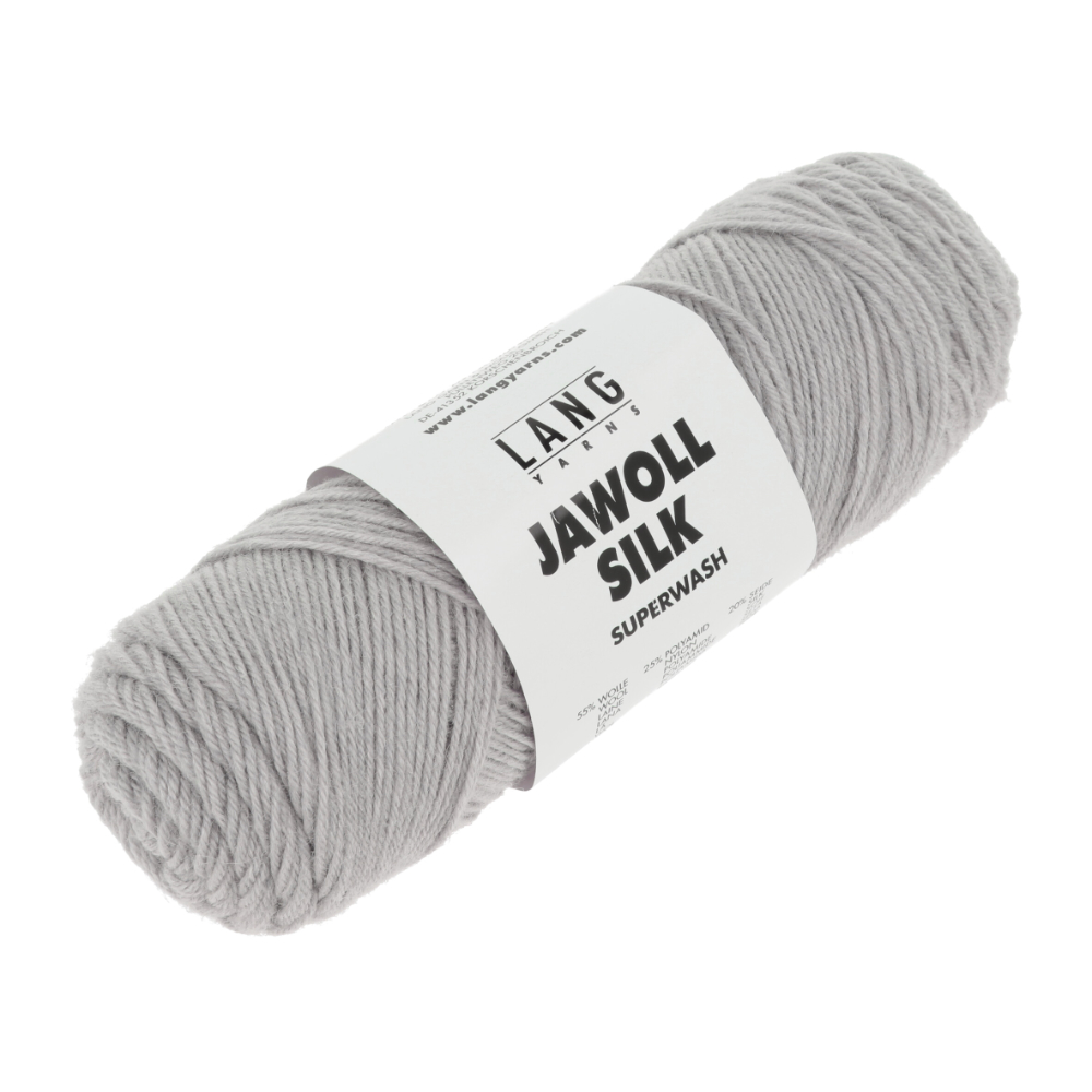 Jawoll Silk von Lang Yarns 0123 - hellgrau