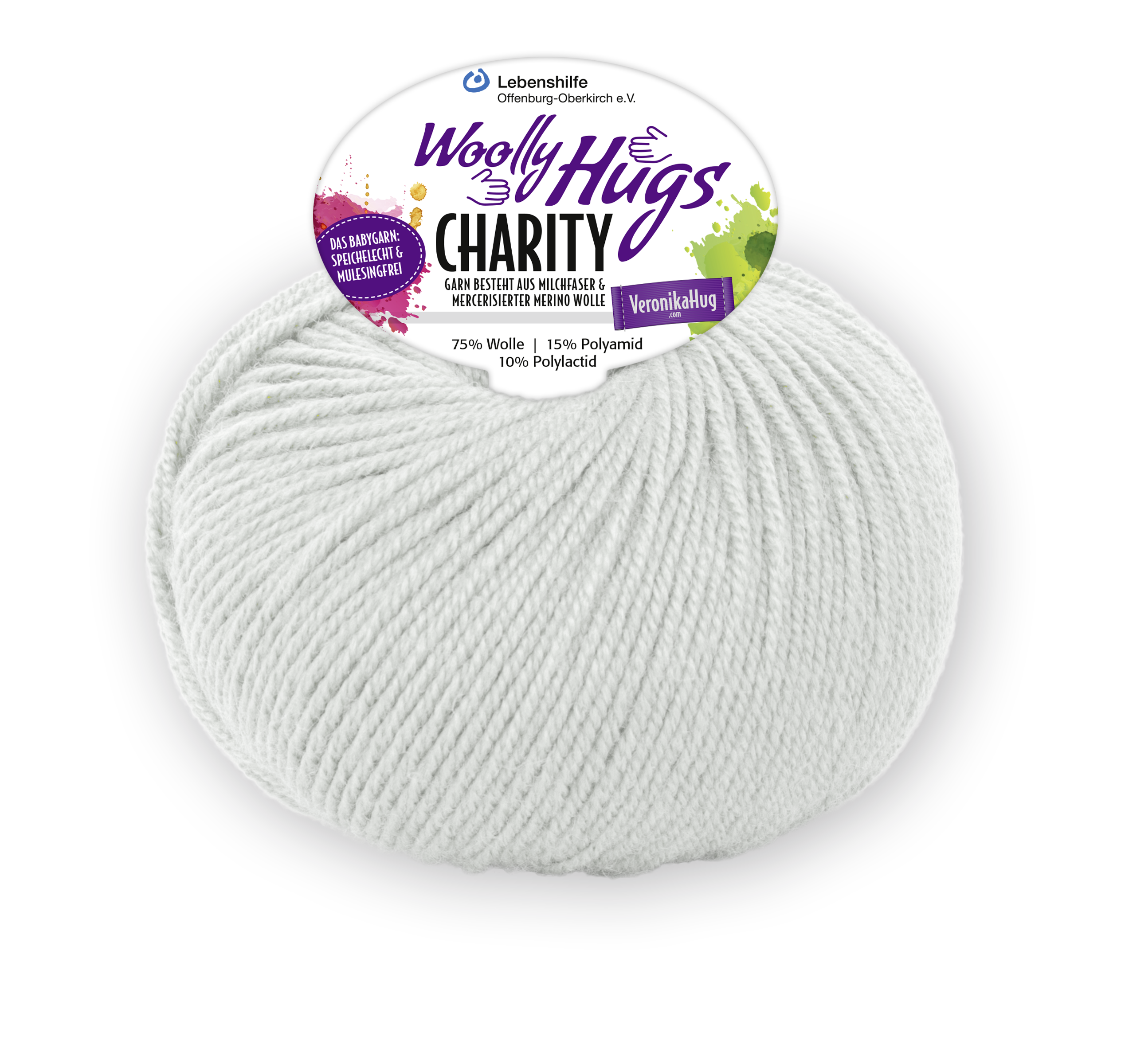 Charity von Woolly Hugs 0091 - silber