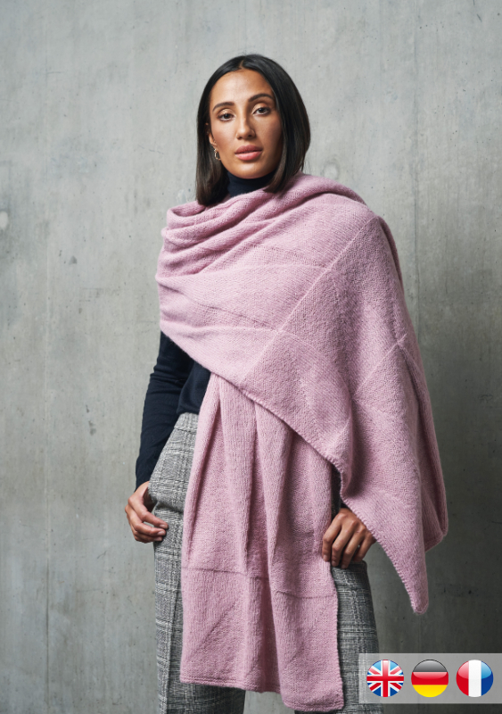 Coleman Street Wrap | Wollpaket mit Alpaca Classic | Stricken