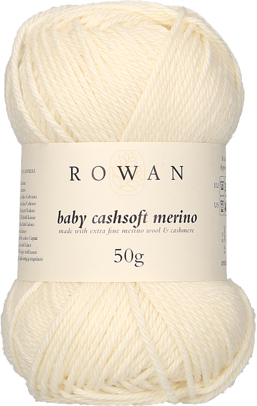 Baby Cashsoft Merino von Rowan 0102 - cream