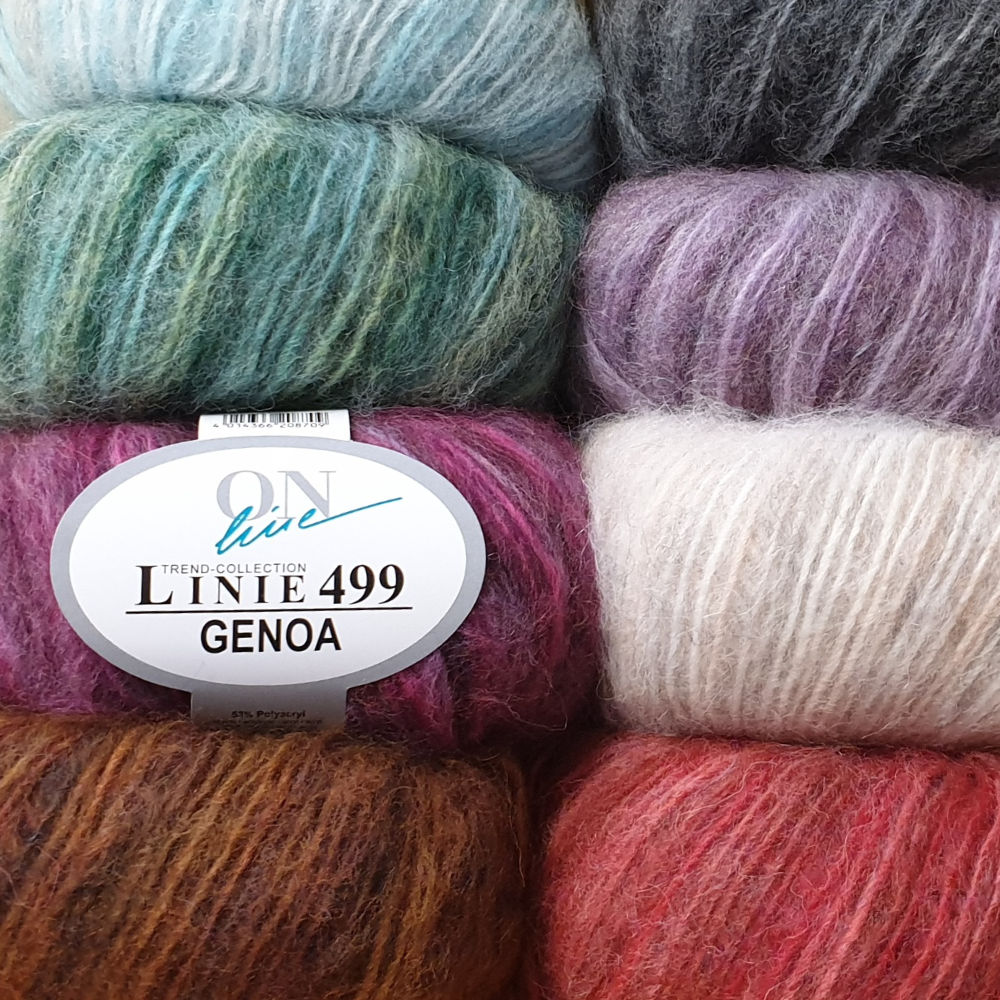 Genoa Linie 499 von ONline 0108 - schwarz / grau