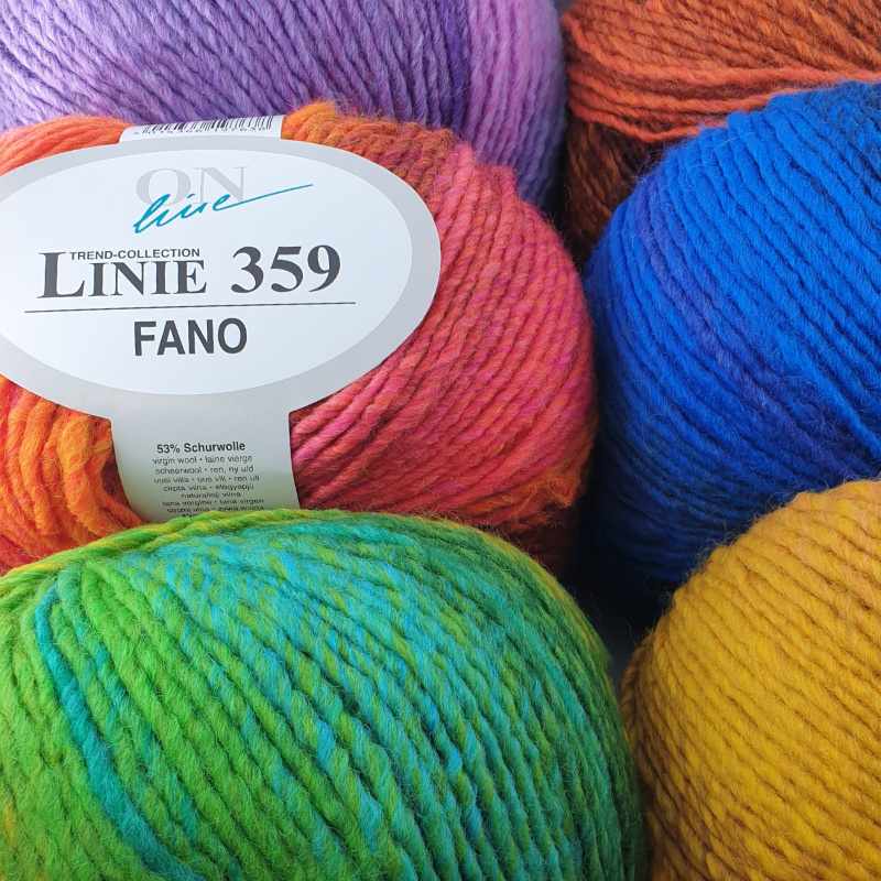 Fano Linie 359 von ONline 0095 - braun / lila meliert