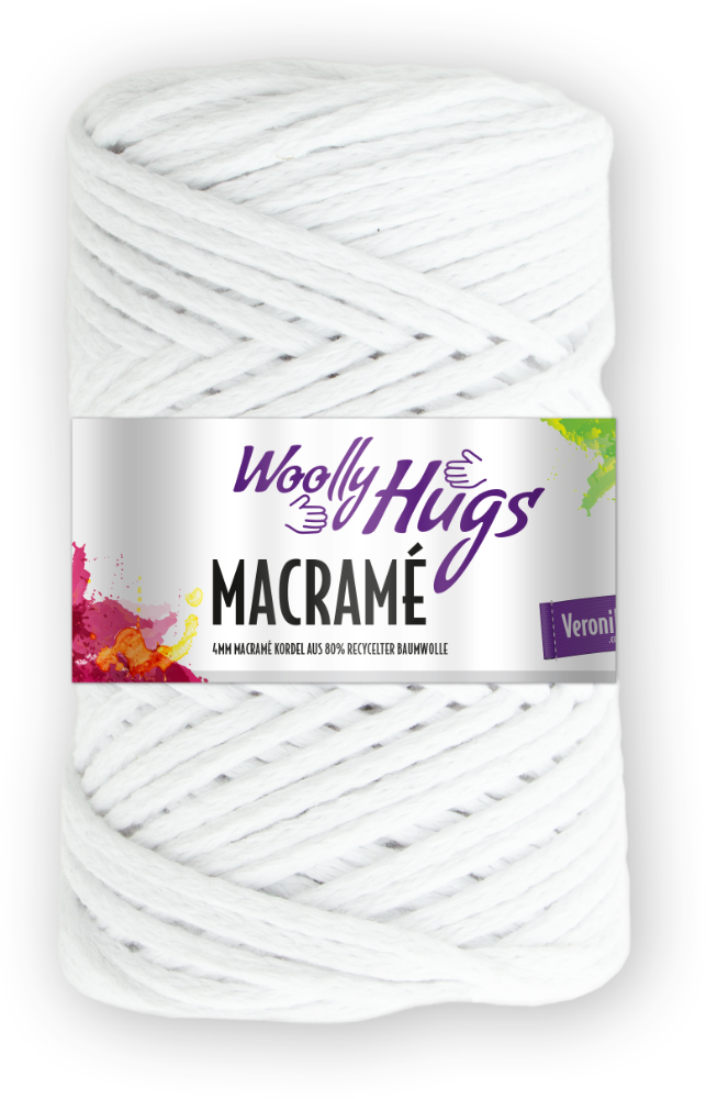 Macramé 0001 - weiß