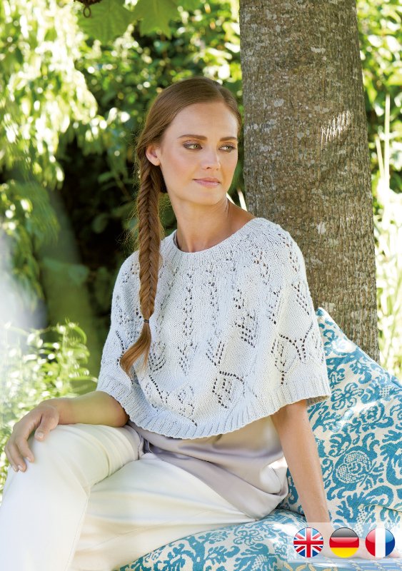 Butterfly Poncho | Einzelanleitung | Stricken | Martin Storey