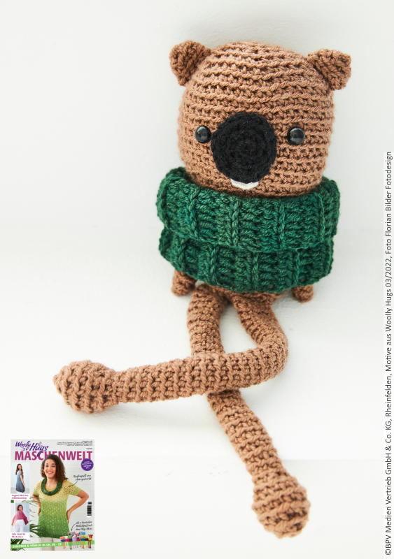 Hug-Mee Beaver | Anleitungsheft | Wolle Charity  | Häkeln | Veronika Hug, Woolly Hugs, Christophorus Verlag Hug-Mee Beaver | Anleitungsheft | Wolle Charity  | Häkeln | Veronika Hug, Woolly Hugs, Christophorus Verlag