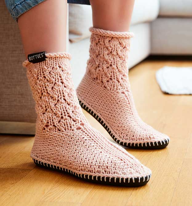 Botties stricken - Der neue Stricklook für die Trendsohle
