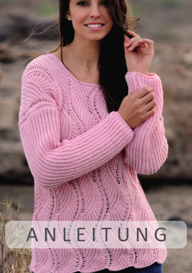 Halbpatent-Strukturpullover | Einzelanleitung | Wolle Starwool Light Linie 16  | Stricken | ONline
