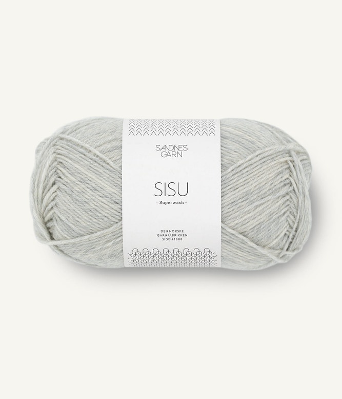 Sisu von Sandnes Garn 1032 - light grey mottled