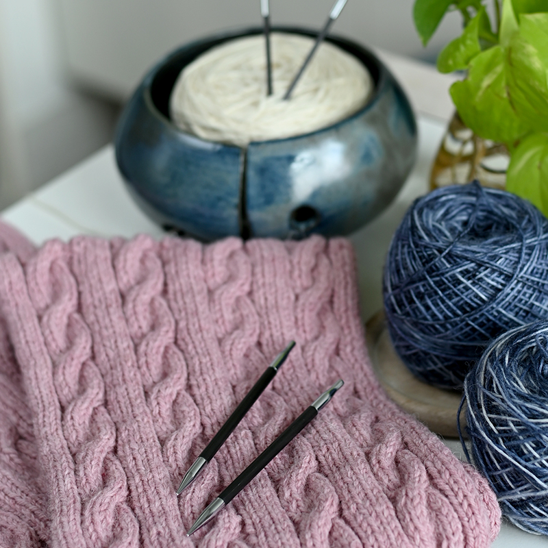Nadelspitzen Karbonz von knit pro 87 mm 3,00 mm