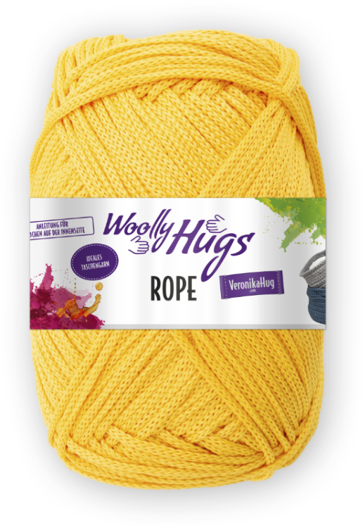 Rope von Woolly Hugs 0022 - gelb