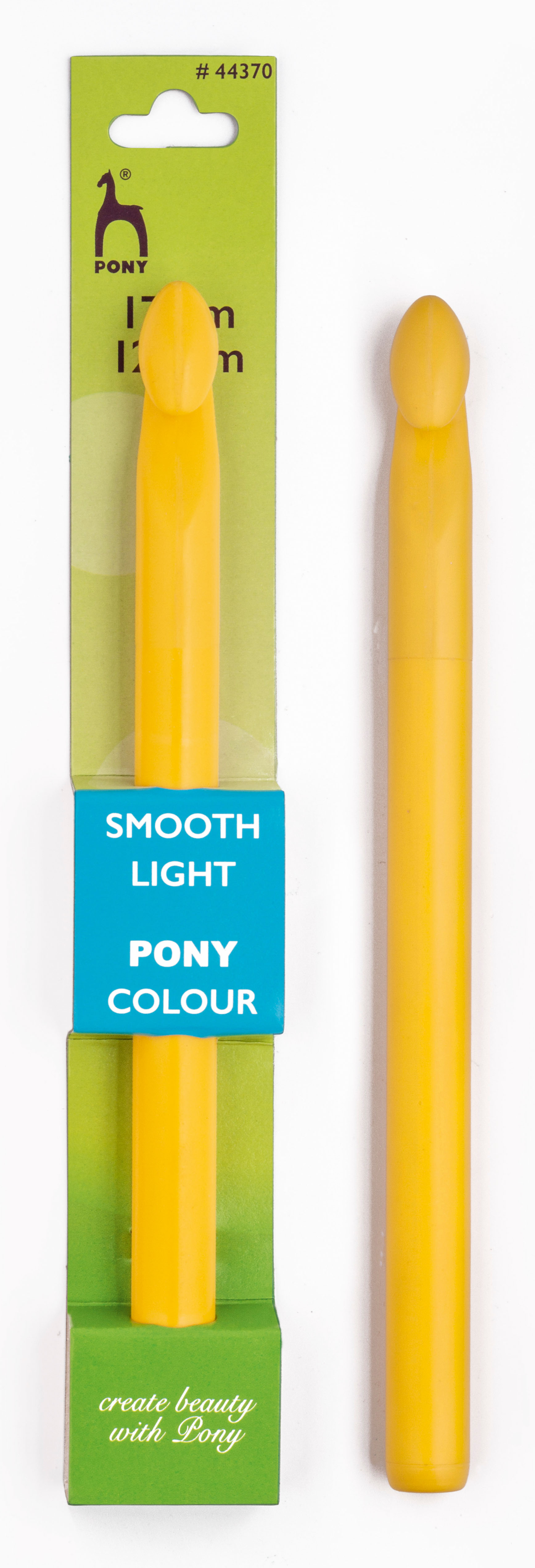 Häkelnadel Kunststoff Pony Colours 7,00 mm - grün