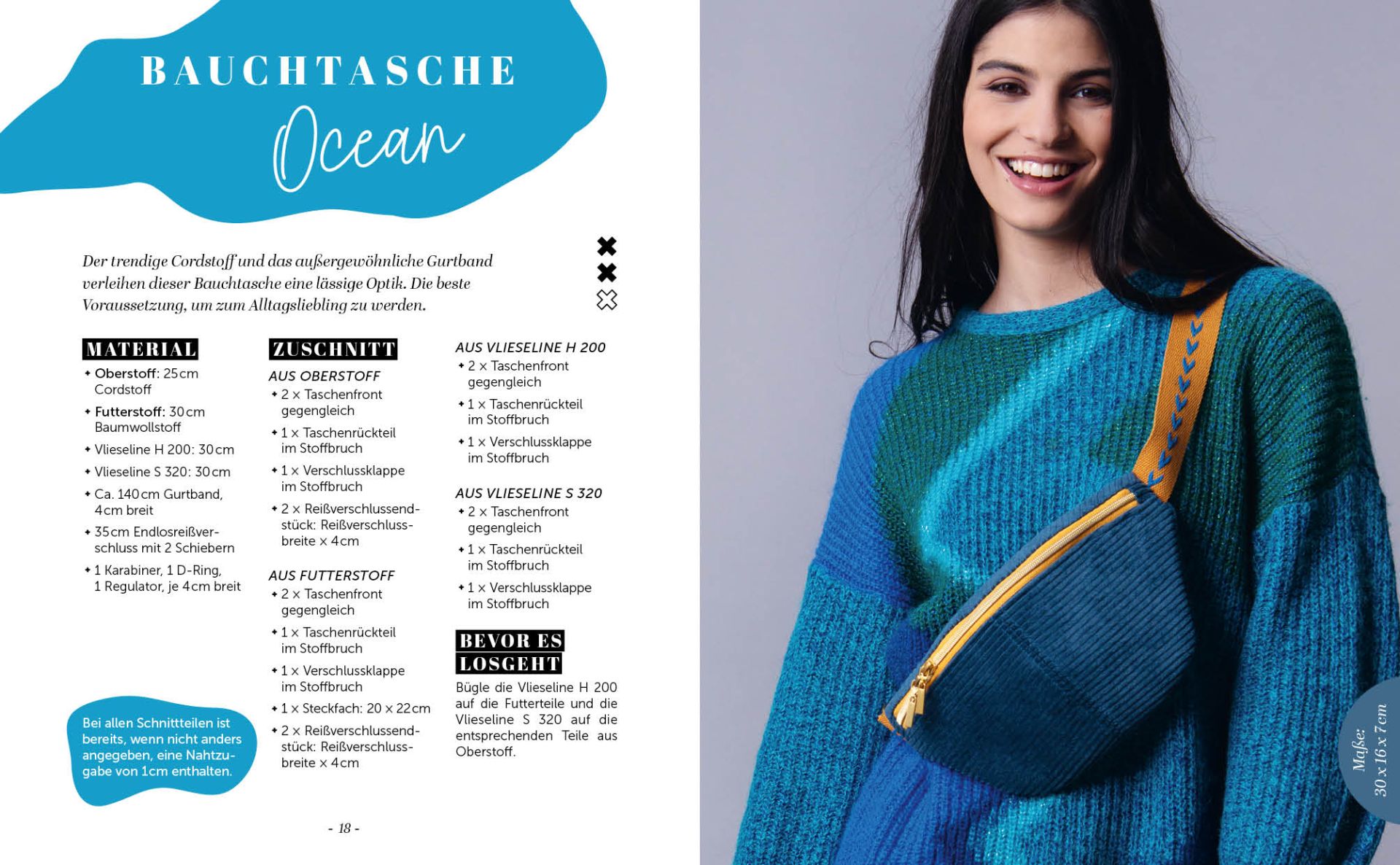 Bauchtaschen nähen - Trendige Crossbody-Bags und praktische Gürteltaschen von sportlich bis elegant