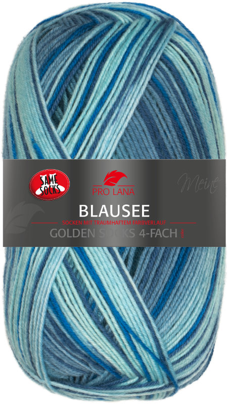 Blausee *Same Socks* Golden Socks - 4-fach Sockenwolle von Pro Lana 368.09
