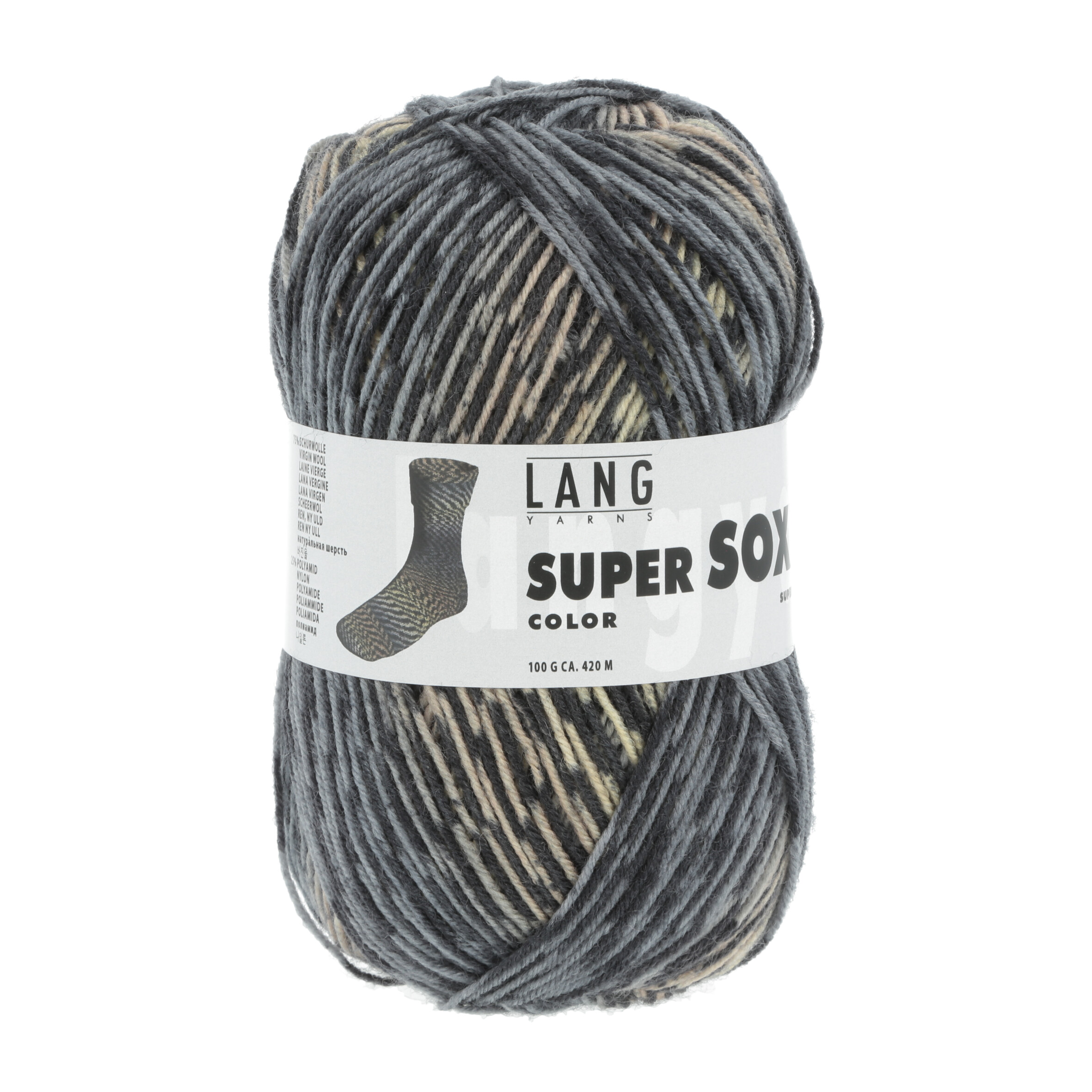 Super Soxx 4-fach von Lang Yarns SuperSoxx - 0195