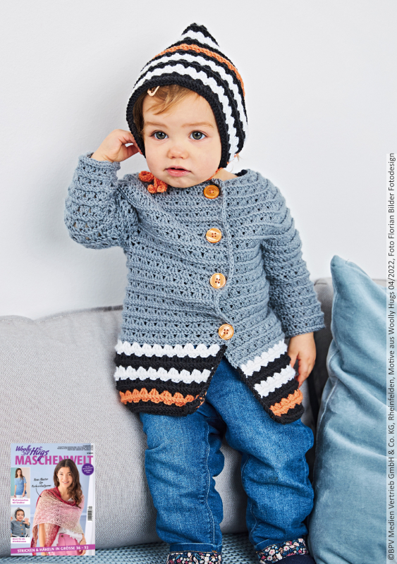 Häkeljacke und Mütze | Anleitungsheft | Wolle Charity  | Häkeln | Veronika Hug, Woolly Hugs, Christophorus Verlag