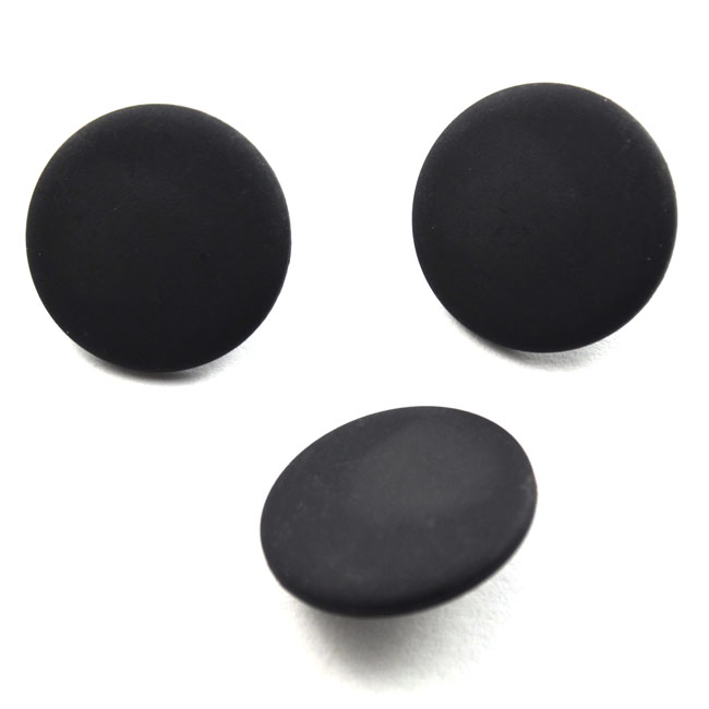 Modeknopf schlicht 23 mm schwarz von Dill