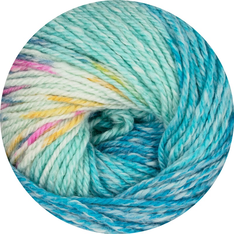 0105 - türkis bunt gestreift | 1,50 €