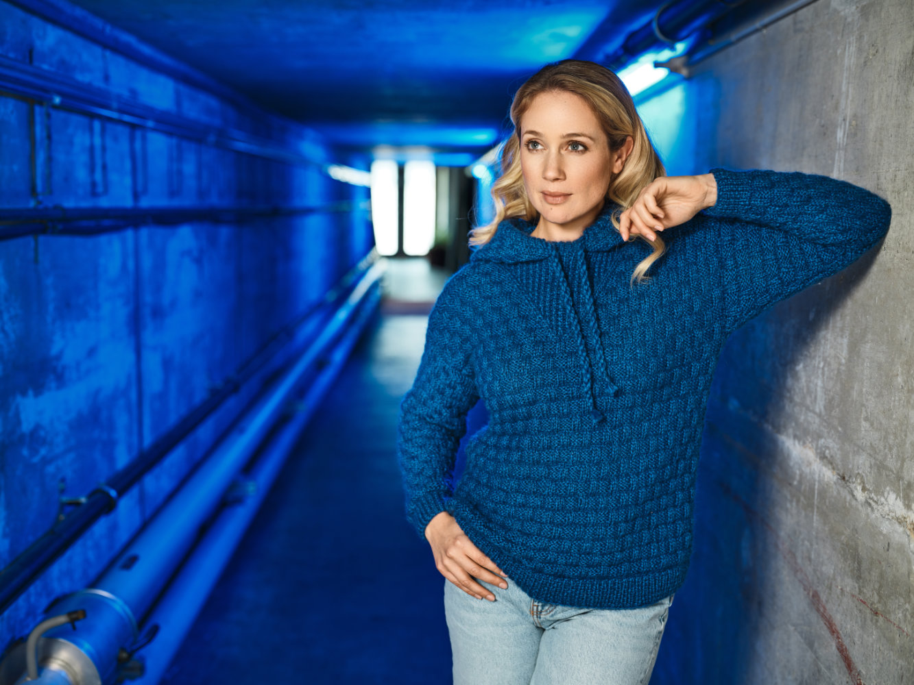 Kaputzenpulli mit Strukturmuster | Wollpaket mit Merino Super Kid | Stricken | Pro Lana Kaputzenpulli mit Strukturmuster | Wollpaket mit Merino Super Kid | Stricken | Pro Lana