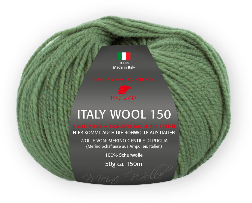 Italy Wool 150 von Pro Lana 0171 - khaki