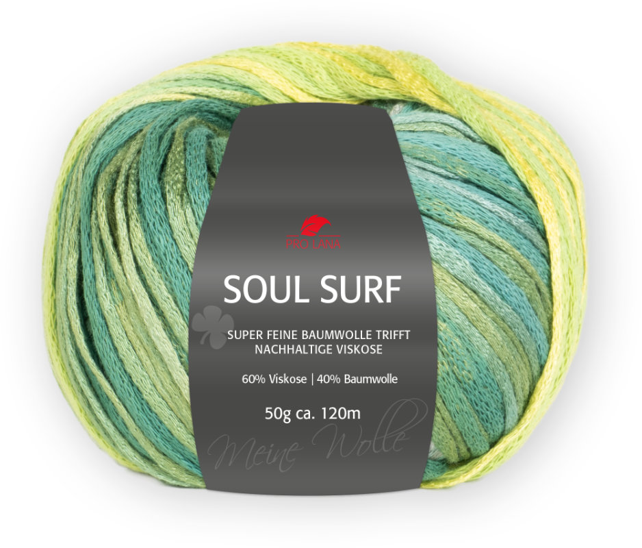 Soul Surf von Pro Lana 0081 - grün / gelb