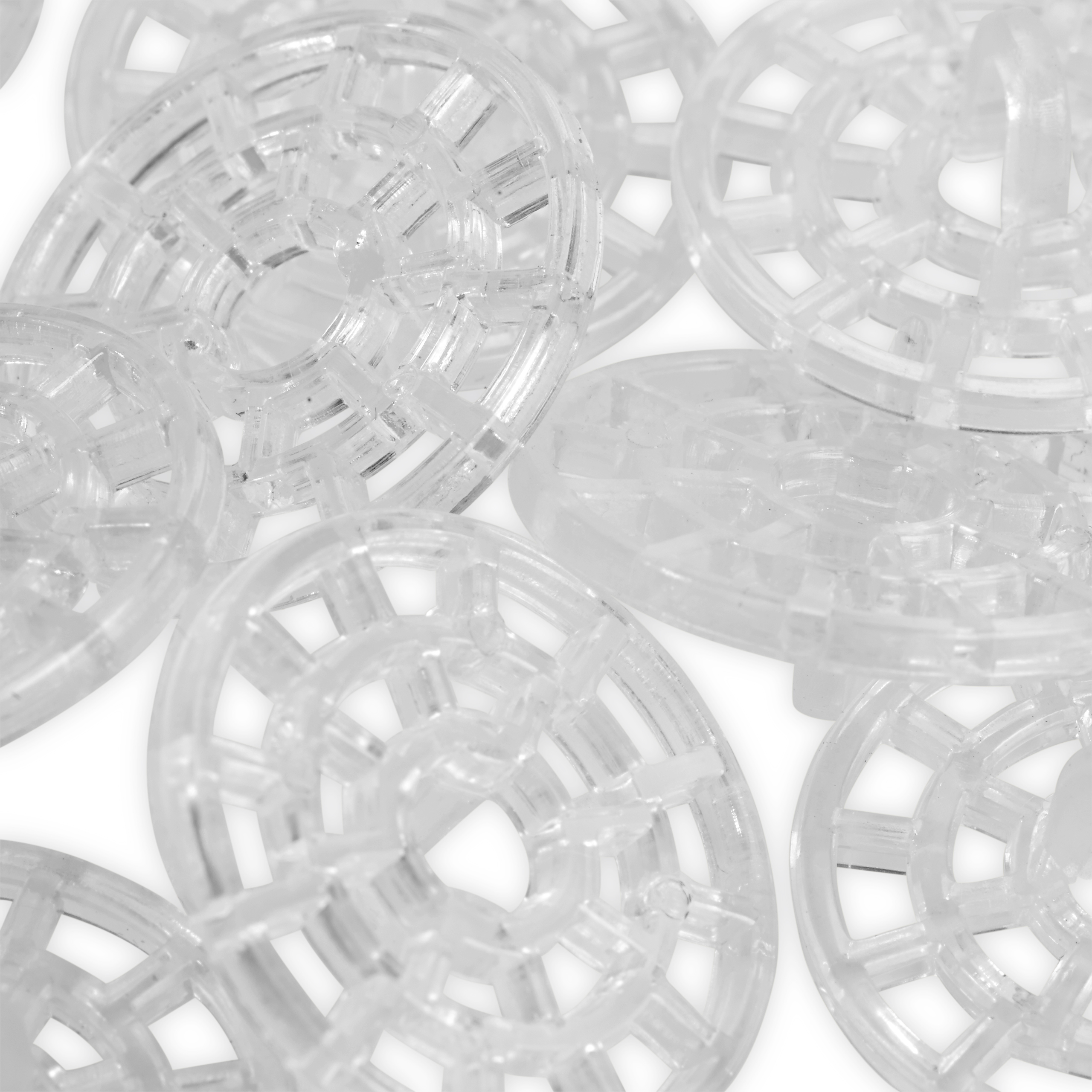 Kreativ-Knöpfe transparent von prym