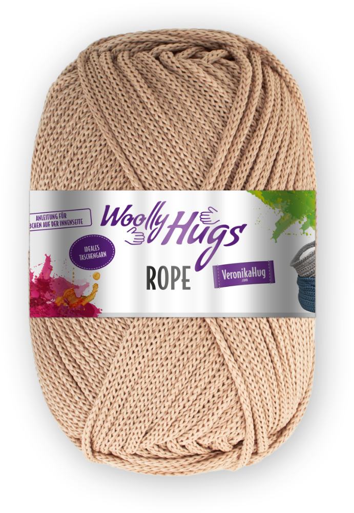 Rope von Woolly Hugs 0015 - beige