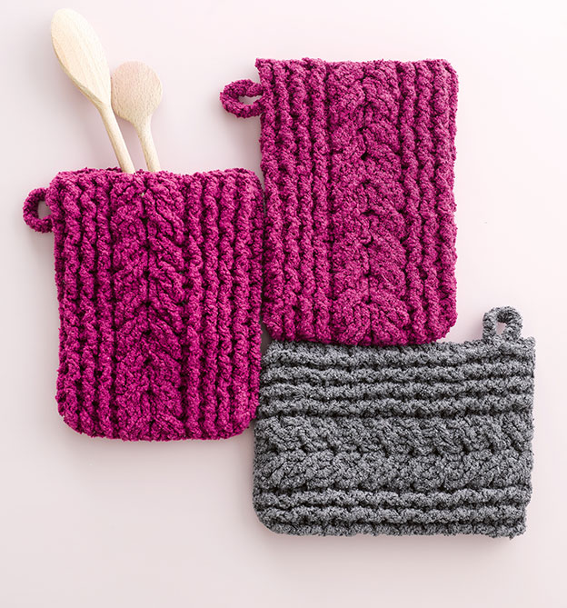 Topflappen & Küchenhelfer häkeln mit Woolly Hugs Topflappen & Küchenhelfer häkeln mit Woolly Hugs