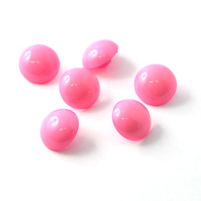 Polyamidknof mit Öse - Größe: 15mm - Farbe: rosa 
