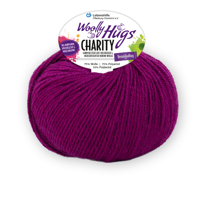 Charity von Woolly Hugs 0047 - fuchsia