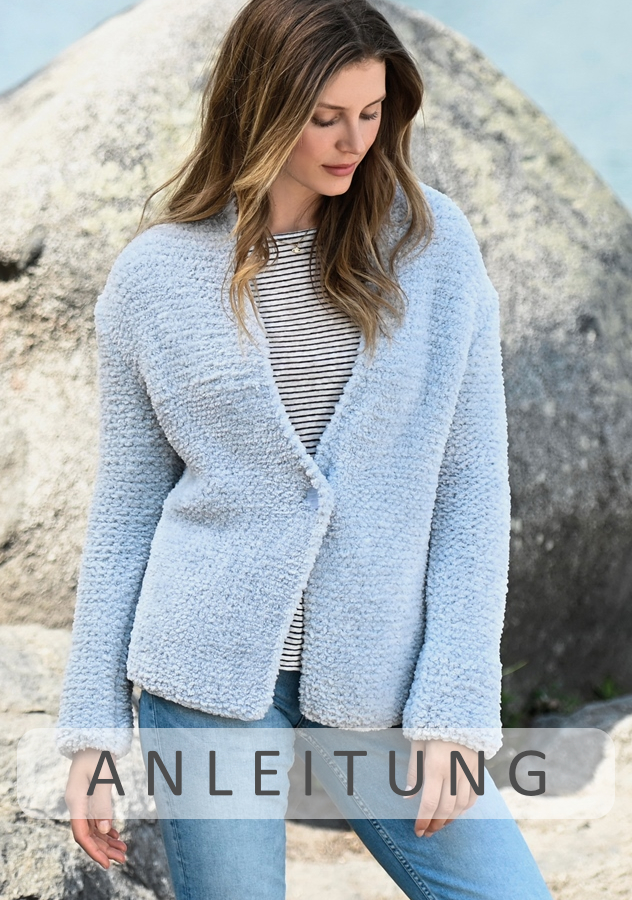 Kuscheljacke | Einzelanleitung | Wolle Charming Linie 469 *Aktion* (10 Knäuel Mindestabnahme)  | Stricken | ONline