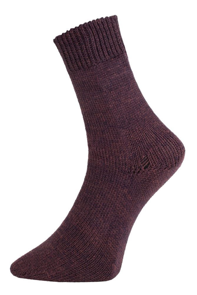 Golden Socks Business Bamboo - 4-fach Sockenwolle von Pro Lana 0506 - aubergine melange