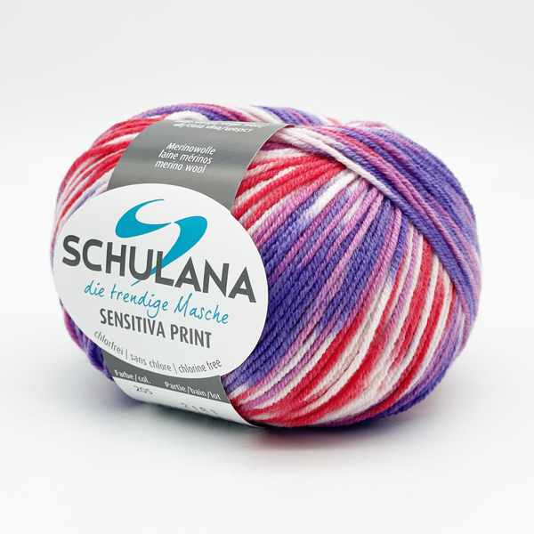 Sensitiva Print Color von Schulana 0205 - lila/pink/rot