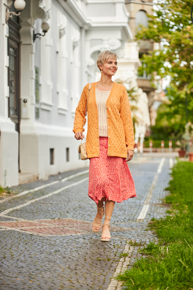 Jacke mit Ajoumustern | Wollpaket mit Viva Summer | Stricken