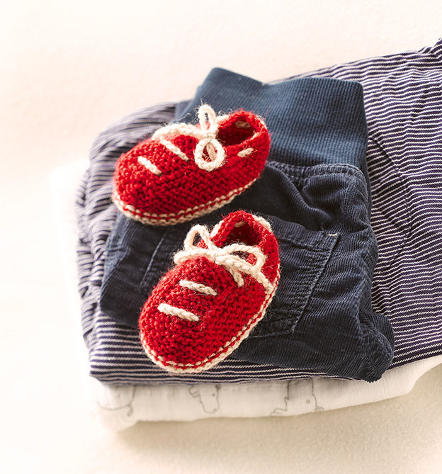 Baby-Schühchen stricken - Für wirklich warme Füße Baby-Schühchen stricken - Für wirklich warme Füße