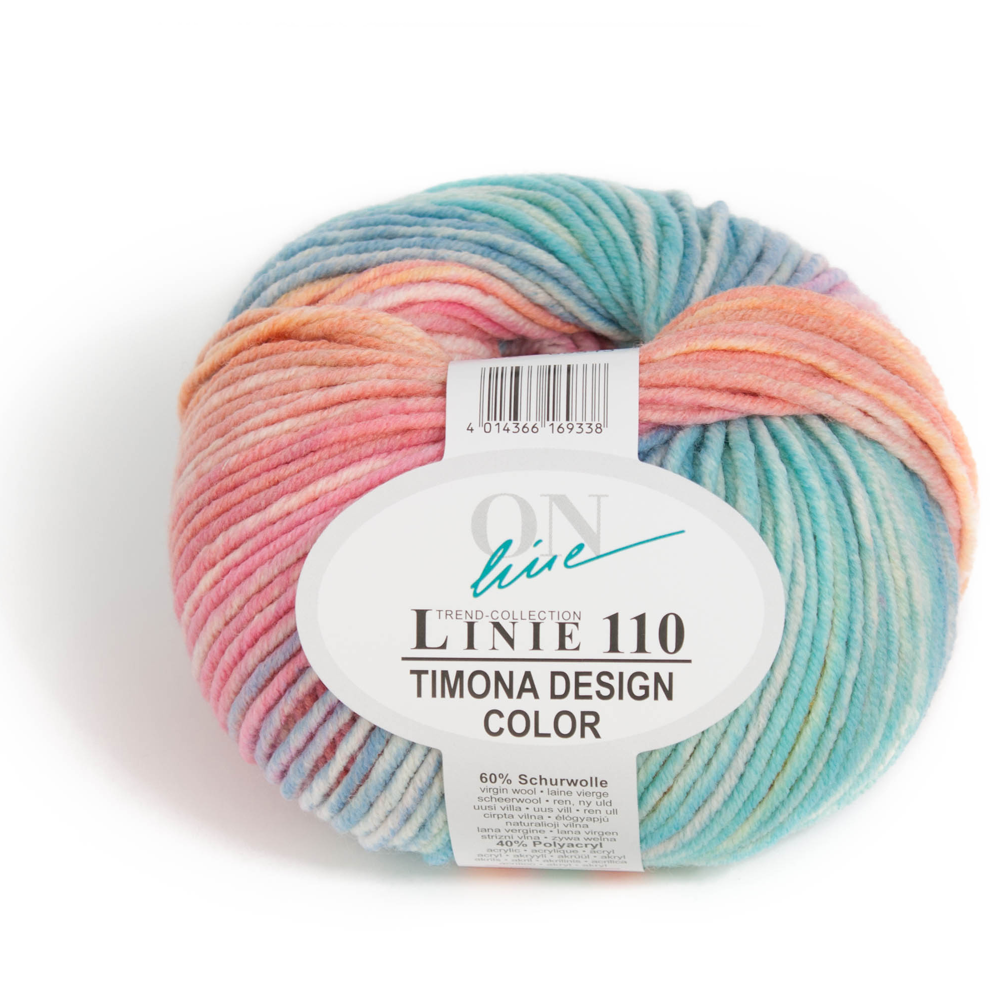 Timona Linie 110 Design Color von ONline 0323 - blau / rosa